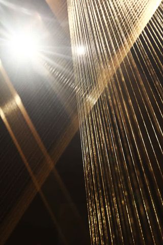 金色线条流光溢彩免抠