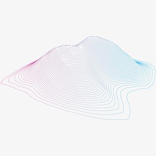 卡通地形图简约地理网页设计免抠