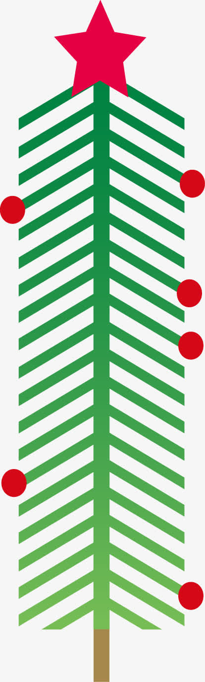 矢量圣诞树图形png元素免抠
