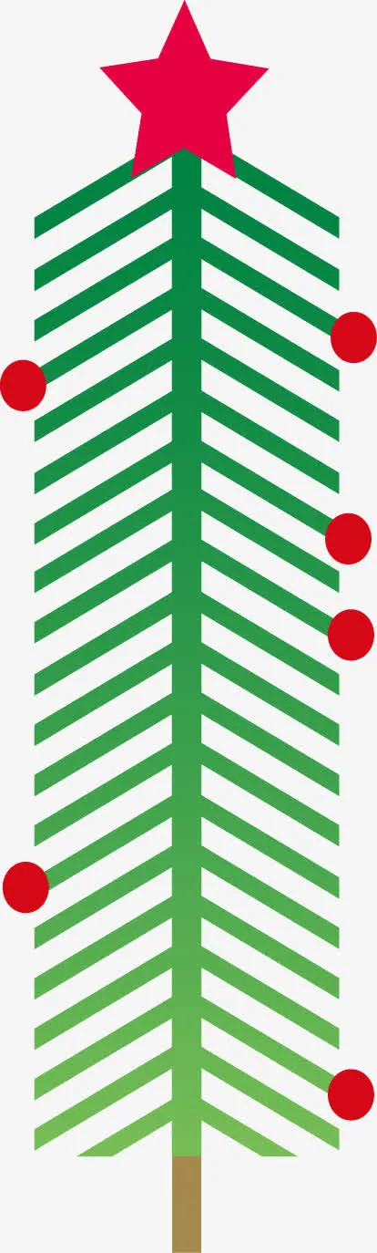 矢量圣诞树图形png元素免抠