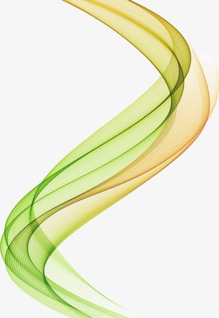 科技设计清新弧线免抠