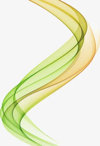 科技设计清新弧线免抠