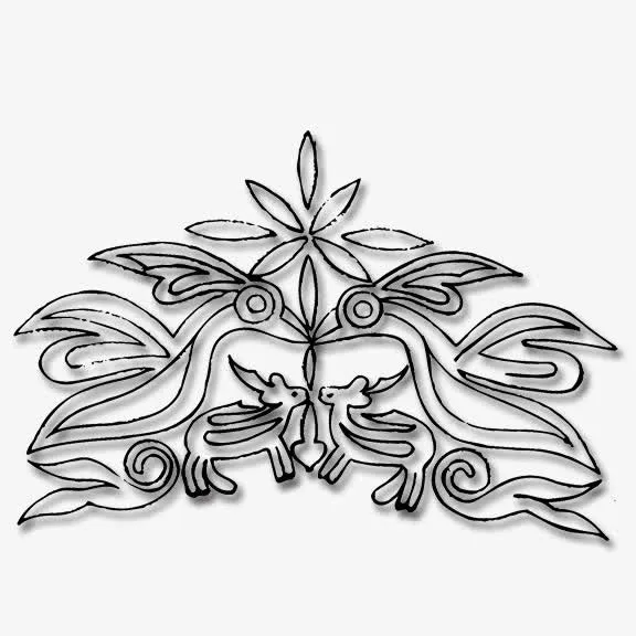 刺绣花纹免抠