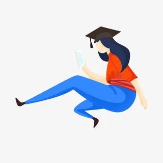 招聘就业扁平插画免抠