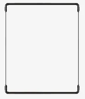 黑色科技框透明背景图片免抠