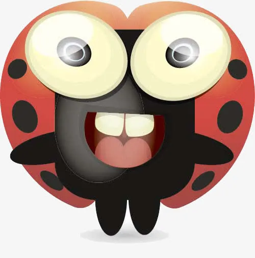 可爱卡通瓢虫免抠
