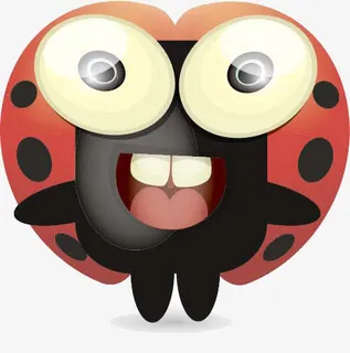可爱卡通瓢虫免抠