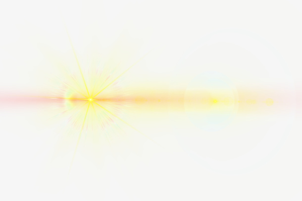 光效透明光效橙红渐变免抠