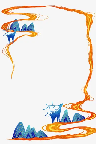 国潮装饰边框元素42免抠