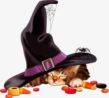 万圣节萌萌哒猫咪免抠 万圣节萌萌哒猫咪免抠