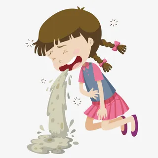 矢量呕吐免抠