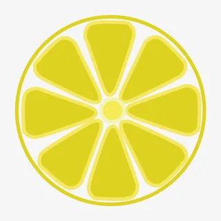 矢量柠檬 元素图标素材免抠