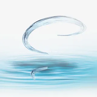 旋转的水波纹免抠