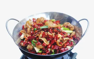 干锅辣椒肥肠免抠