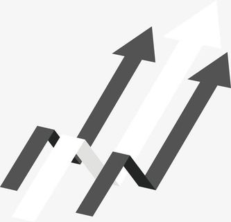 折纸向上箭头免抠