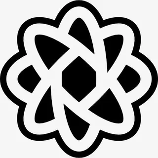 玫瑰盛开的8瓣图标免抠