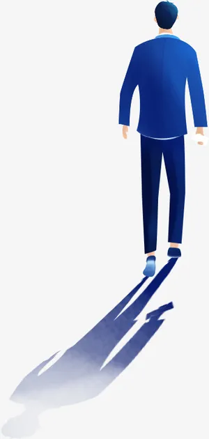 成年男人的背影免抠