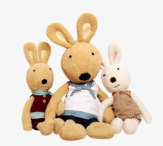 毛绒玩偶兔子免抠