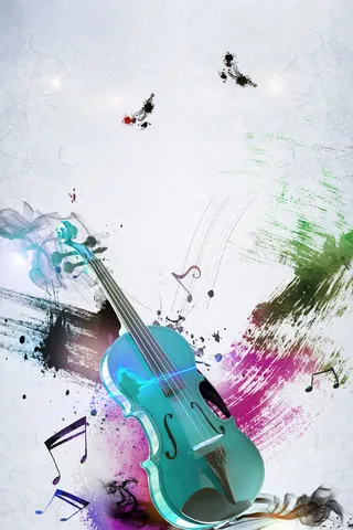 小提琴乐器培训广告海报背景素材高清