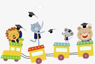 手绘小动物免抠