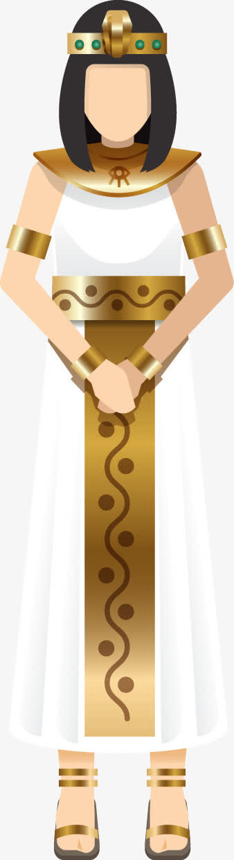 扁平化埃及文化元素免抠