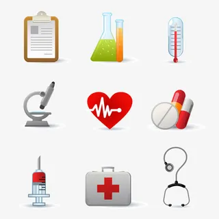 医院常用图标矢量图免抠