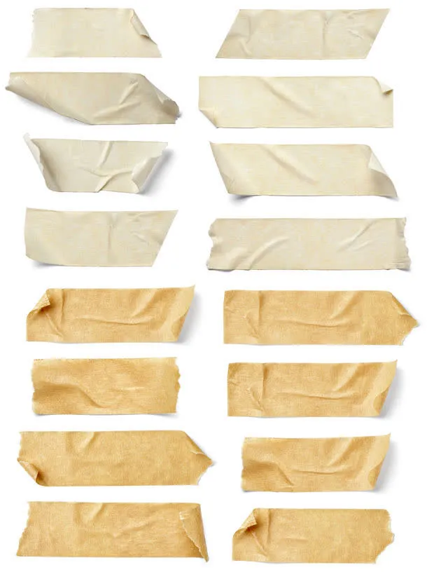 纸张卷页标签免抠