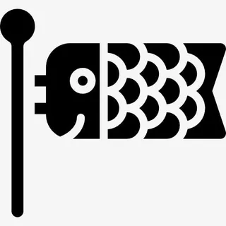 鲤鱼旗图标免抠