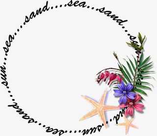 相框素材卡通相框图片 字母边框免抠