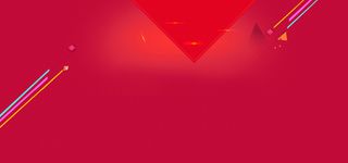 红色扁平背景高清