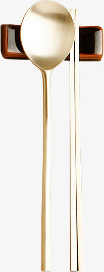 精致生活筷子勺子免抠