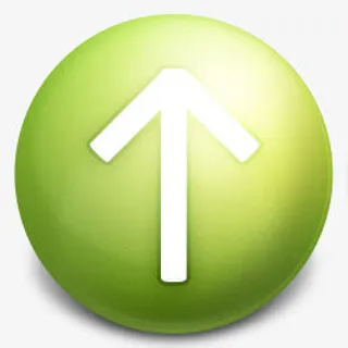 绿色向上箭头免抠