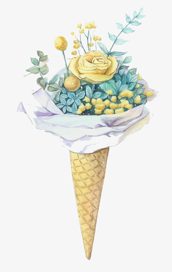 水彩鲜花免抠