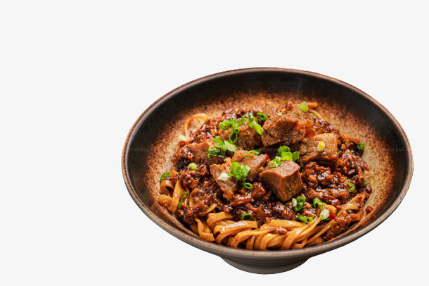 肉酱面条一碗免抠