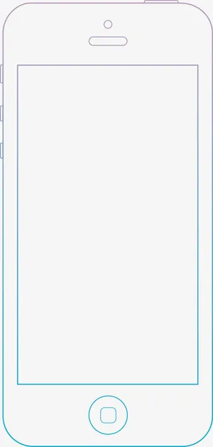 线条iphone边框免抠