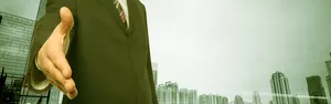 商务白领握手背景高清