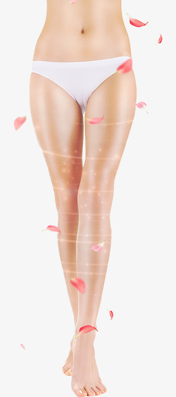手绘美腿免抠