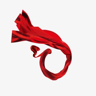 飘逸红稠带免抠