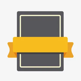 秋季卡通标签矢量图免抠