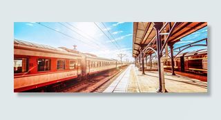 站台背景图高清