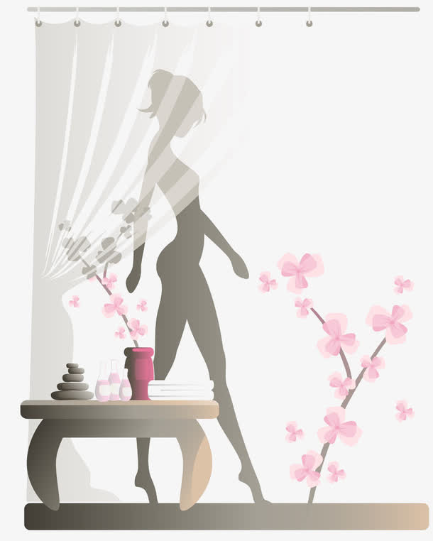 朦胧的女孩免抠