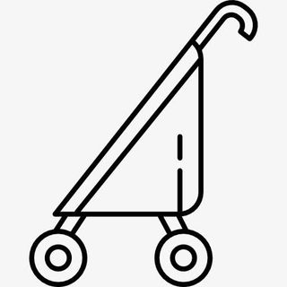 Baby Stroller 图标免抠