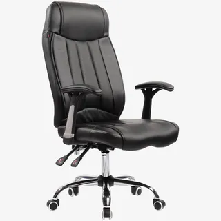 真皮书房家用书桌椅免抠