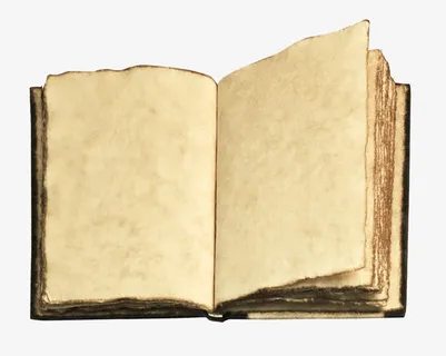 产品实物旧书复古书免抠