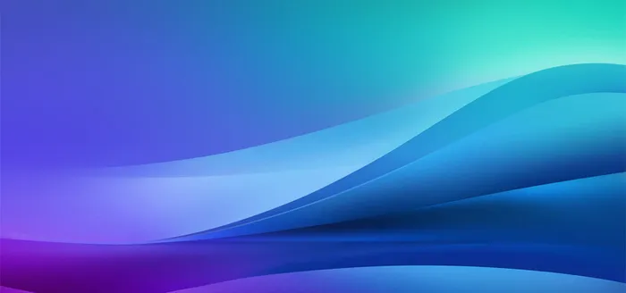 淘宝扁平渐变蓝色化妆品海报背景高清