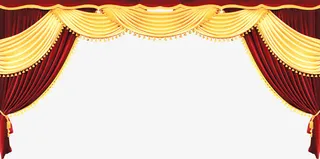 舞台活动节日幕布效果免抠
