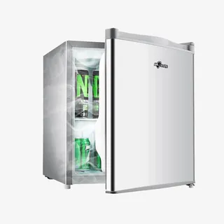 灰色迷你冰箱设计素材免抠