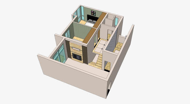 户型效果图免抠