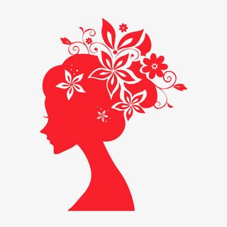 美人如花剪影免抠