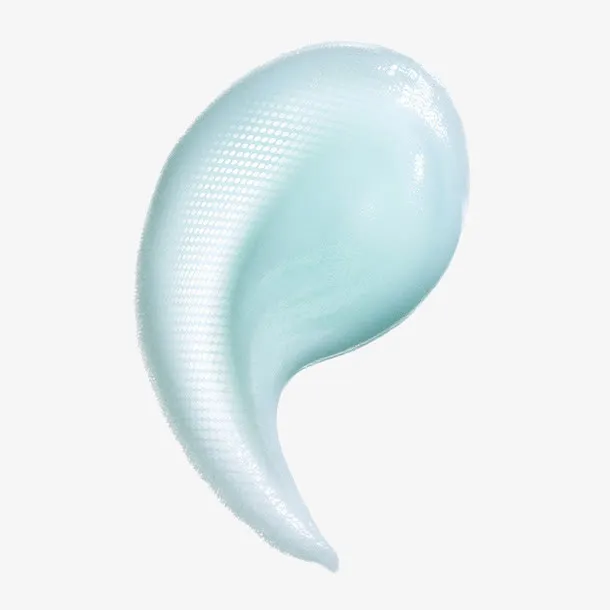 淡蓝色膏体效果免抠